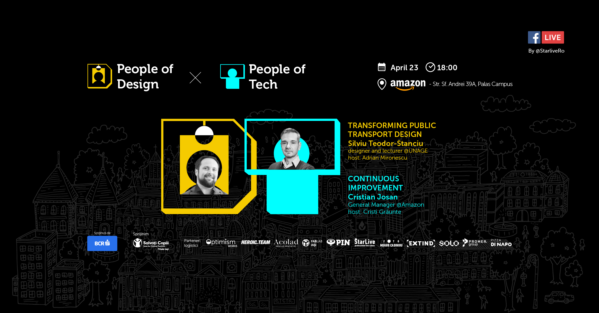 People of Design & Tech meetings #4, 23th April Silviu Teodor-Stanciu & Cristian Josan