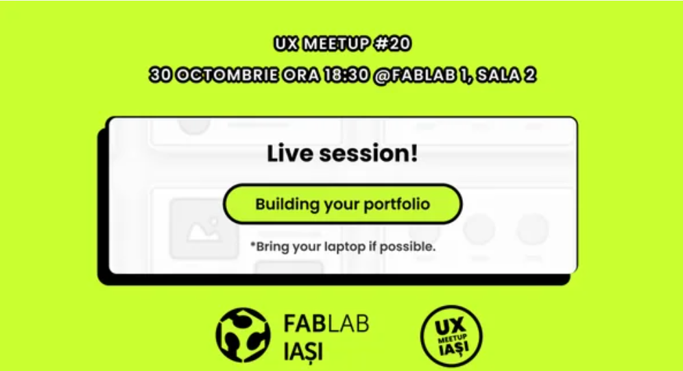 UX meetup - Fab Lab Iași