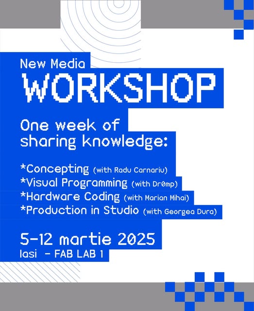 Nes Media Jam - workhop Fab Lab Iasi